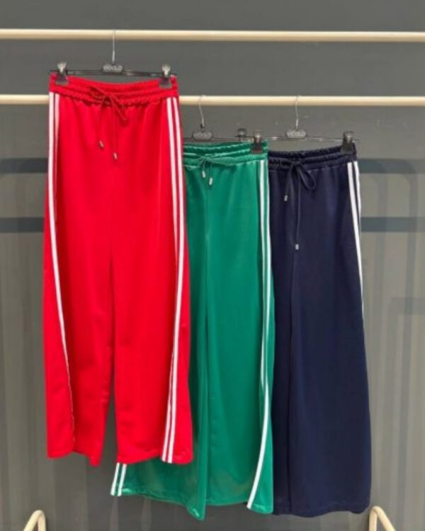 Pantalone VICOLO acetato con banda laterale & coulisse