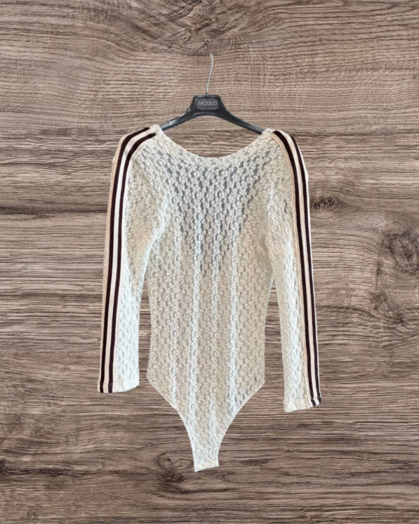 Body VICOLO in pizzo con bande & schiena nuda