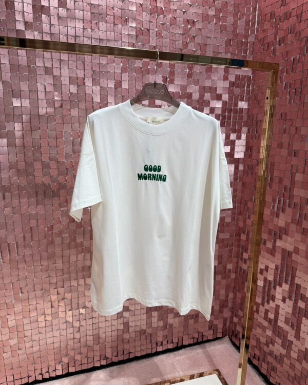 T-shirt Over VICOLO con ricamo