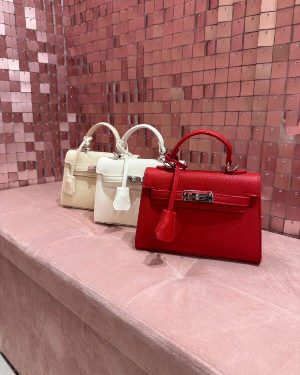 Borsa piccola in ecopelle con lucchetto