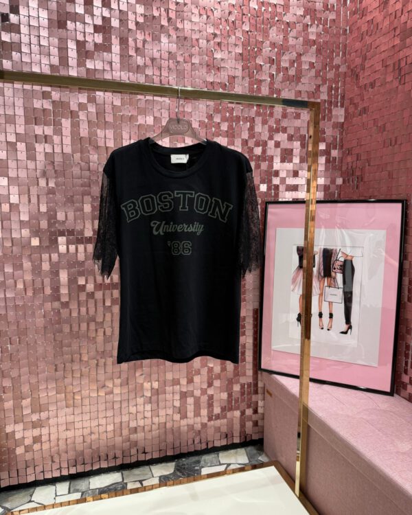 T-shirt VICOLO con maniche pizzo