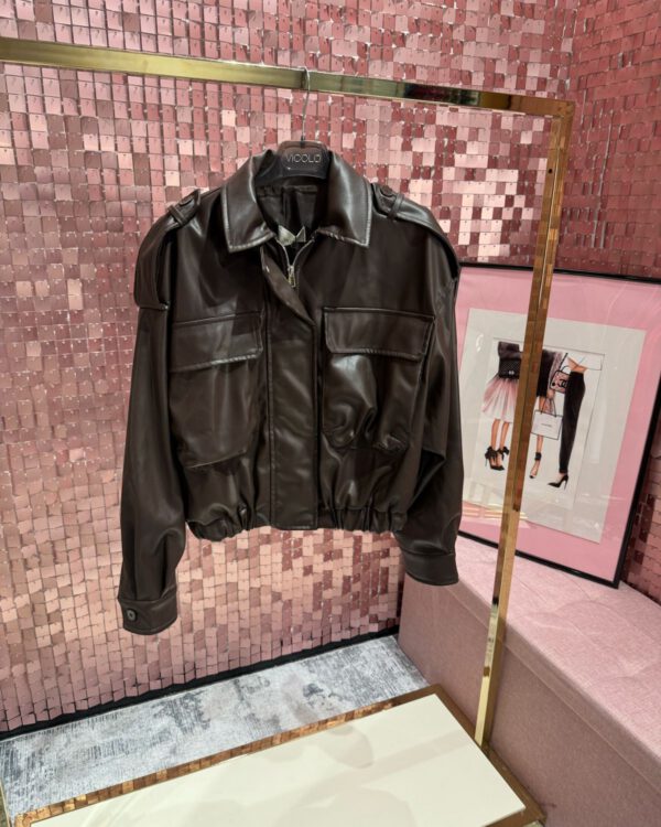 Bomber VICOLO in ecopelle